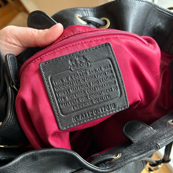 Coach Black Leather Purse - Picture 6 of 7